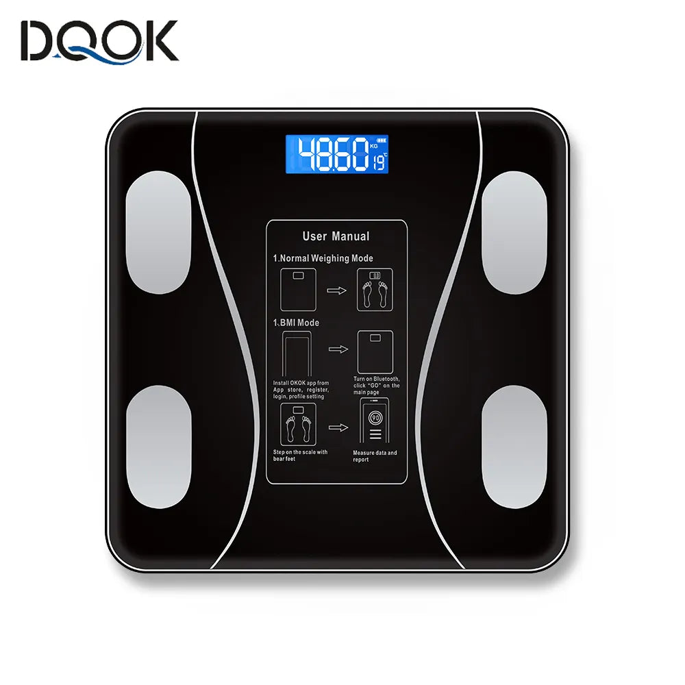 Bluetooth Smart Body Fat Scale - Track Your Health