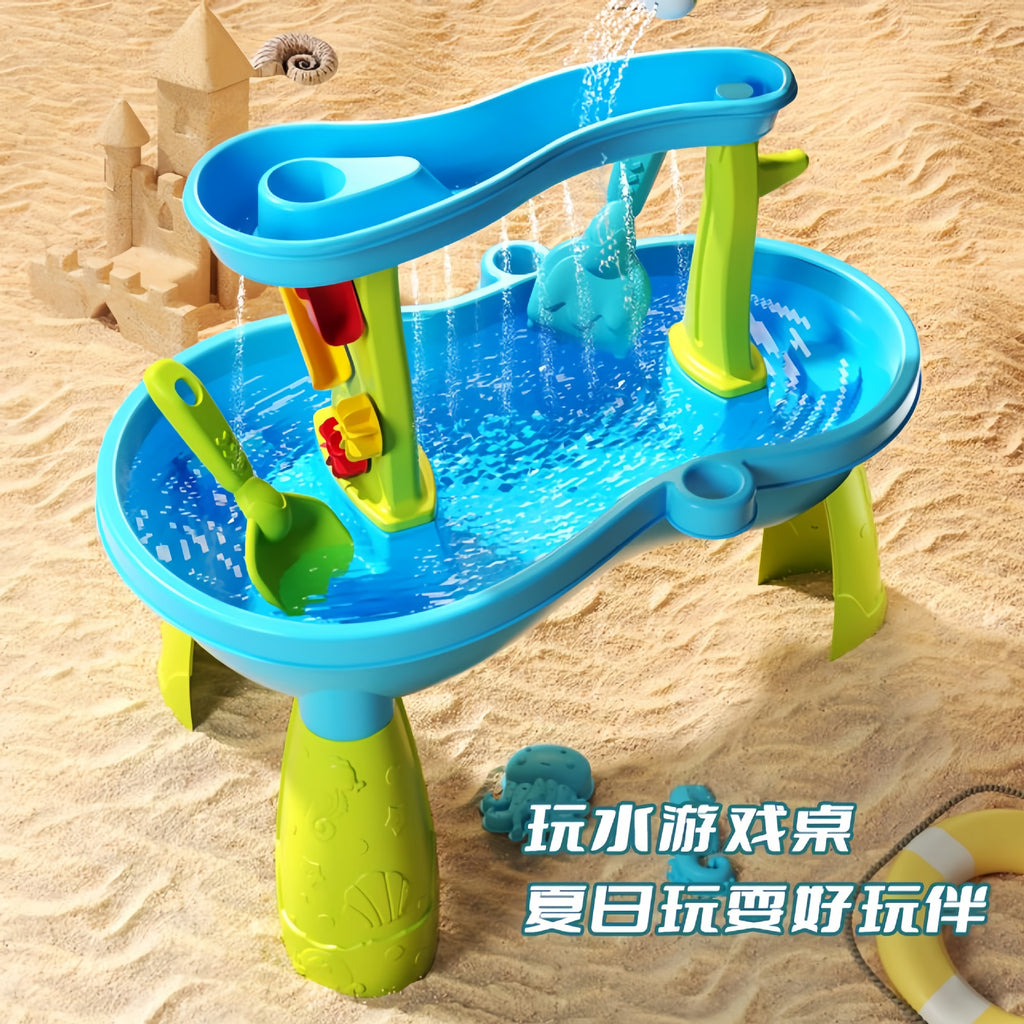 Institutional Gifts Cross-border Children's Water Table Transfer Music Suit Bathing Toys Baby Indoor Beach Outdoor Water Play Retail Second