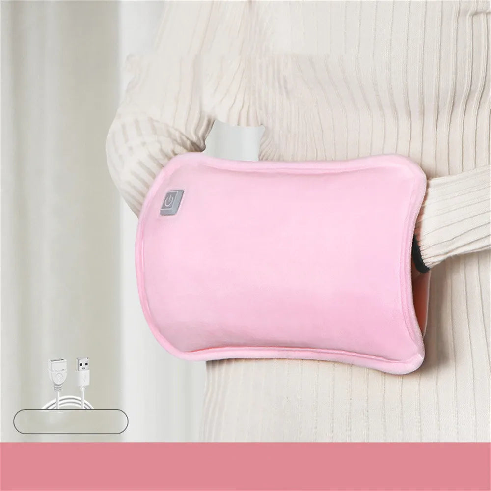 USB Charging Hand Warmer Cold-Proof Electric Heating Pad Flannel Graphene Heat Explosion-Proof Warm Bag Winter Sleeping Pillow
